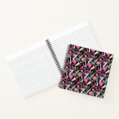 Neon Makeup Muster Notizblock (Innenseite)