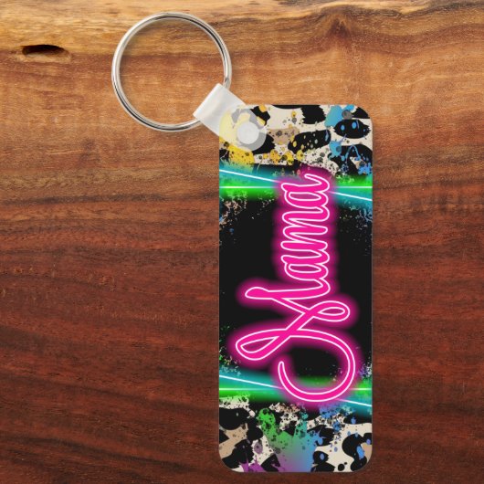 Neon Mama Schlüsselanhänger (Vorderseite)