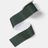 Neon Mandala Pattern Ribbon Satinband (Rückseite)