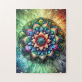 Neon Mandala Puzzle (Vertikal)