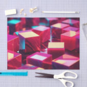 Neon Marble Cube Seidenpapier (Handwerk)