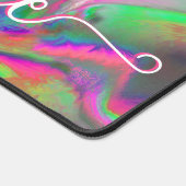 Neon Marble Schreibtischunterlage (Ecke)