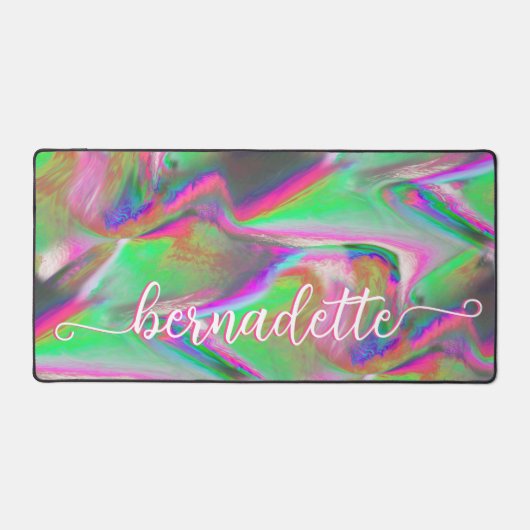 Neon Marble Schreibtischunterlage (Vorderseite)