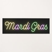 Neon Mardi Gras Yogamatte (Vorderseite (Horizontal))