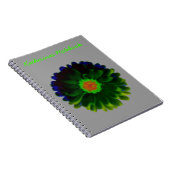 Neon Marigold - individualisierbares Notebook Notizblock (Rechte Seite)