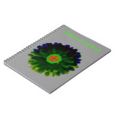 Neon Marigold - individualisierbares Notebook Notizblock (Linke Seite)