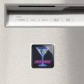 Neon-Martini-Glanz Magnet (In Situ (Geschirrspüler))