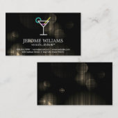 Neon Martini Sign | Hintergrundinformationen zur V Visitenkarte (Vorne/Hinten)