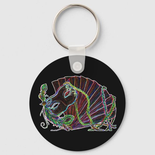 Neon Masquerade Schlüsselanhänger (Vorderseite)