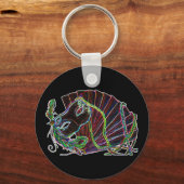 Neon Masquerade Schlüsselanhänger (Vorderseite)