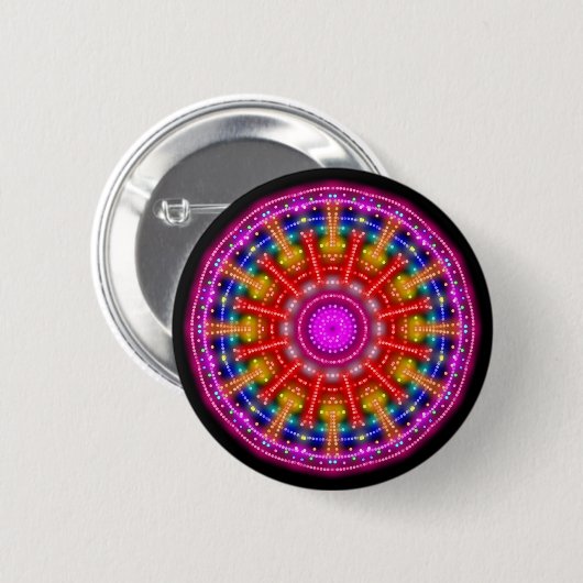 Neon Medallion Button (Vorne & Hinten)