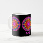 Neon Medallion Kaffeetasse (Vorderseite Links)