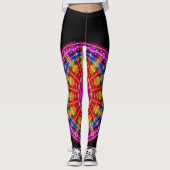 Neon Medallion Leggings (Vorderseite)