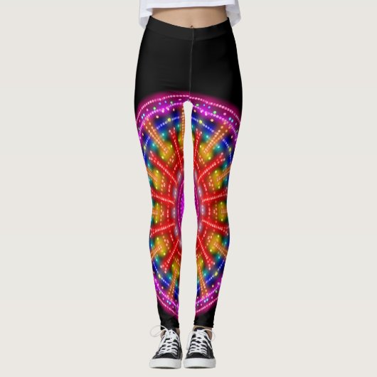 Neon Medallion Leggings (Vorderseite)