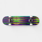 Neon Melted Stripe Skateboard (Horizontal)