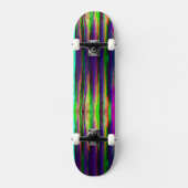 Neon Melted Stripe Skateboard (Vorderseite)