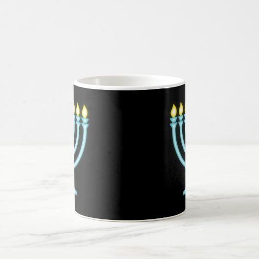 Neon Menorah Kaffeetasse (Mittel)