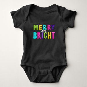 Neon Merry und Bright Baby Strampler