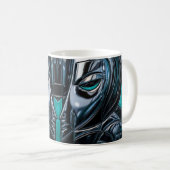 Neon-Metall-Muse Kaffeetasse (VorderseiteRechts)
