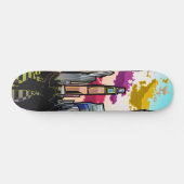 Neon Metropolis Skateboard (Horizontal)