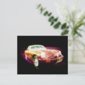 Neon MG - Rückkehr der Retro Postkarte (Stehend Vorderseite)