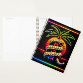Neon Miami Nights Diamant Luxus  Planer (Anzeige)