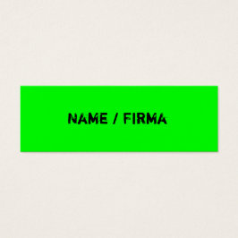 Neon - mini Visitenkarten