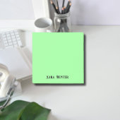 Neon Mint Berufliches Minimalistisches Schwarzes S Post-it Klebezettel