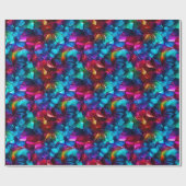Neon Mirage Geschenkpapier (Flach)