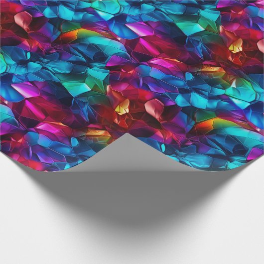Neon Mirage Geschenkpapier (Ecke)