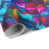 Neon Mirage Geschenkpapier (Rolleneckpunkt)
