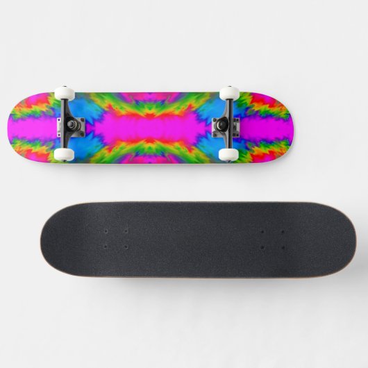 Neon Mirage Psyko-Daizie Skateboard (Horizontal)
