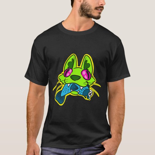 Neon-Mittagessen T-Shirt (Vorderseite)
