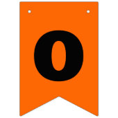 Neon Mix Solid Color | Benutzerdefiniert Wimpelkette (Dritte Fahne)