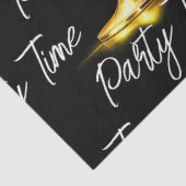 Neon Modern Party Time Personalisiert Seidenpapier (Ausschnitt)