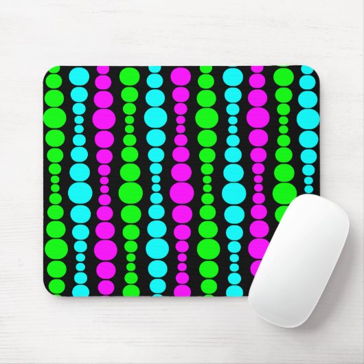 Neon Modern Rectangle Mousepad (Mit Mouse)