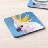 Neon Mohawk - Cockatoo Getränkeuntersetzer (Linke Seite)