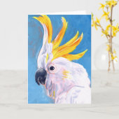 Neon Mohawk - Cockatoo Karte (Gelbe Blume)