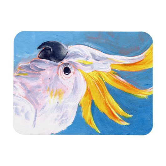 Neon Mohawk - Cockatoo Magnet (Horizontal)