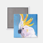 Neon Mohawk - Cockatoo Magnet (Vorderseite/Rückseite)