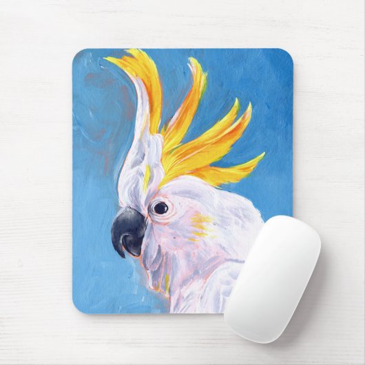 Neon Mohawk - Cockatoo Mousepad (Mit Mouse)