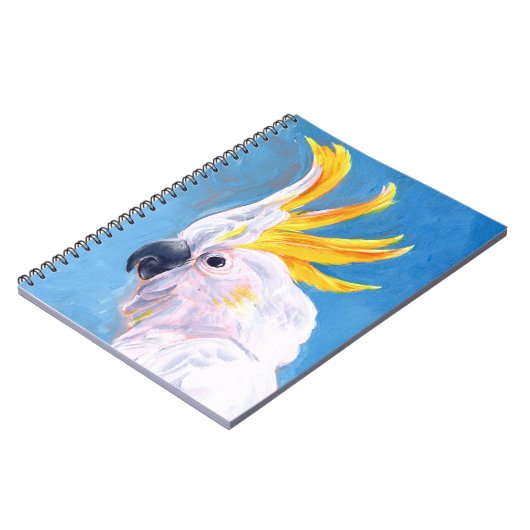 Neon Mohawk - Cockatoo Notizblock (Linke Seite)