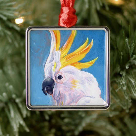 Neon Mohawk - Cockatoo Ornament Aus Metall (Baum)