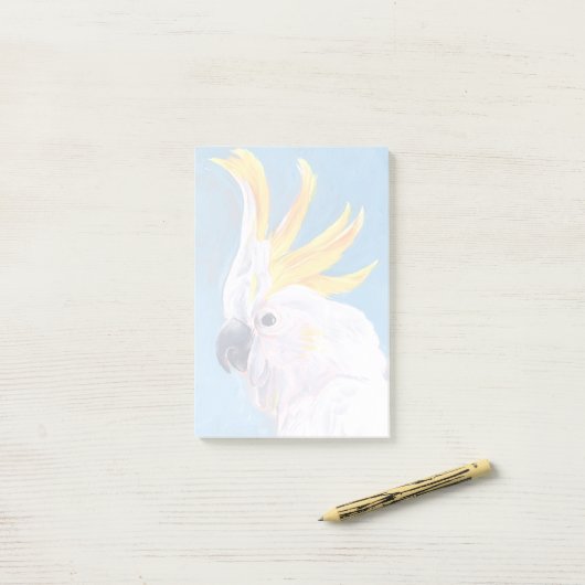 Neon Mohawk - Cockatoo Post-it Klebezettel (Auf Schreibtisch)