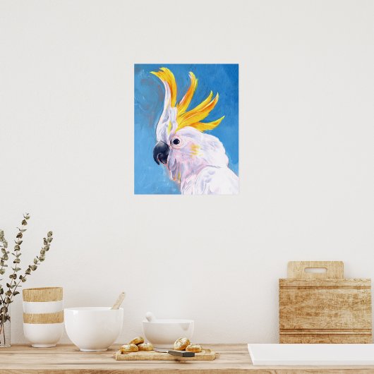 Neon Mohawk - Cockatoo Poster (Küche)
