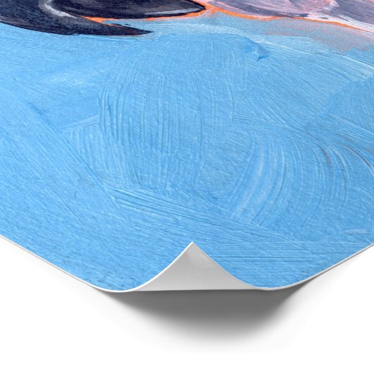 Neon Mohawk - Cockatoo Poster (Ecke)