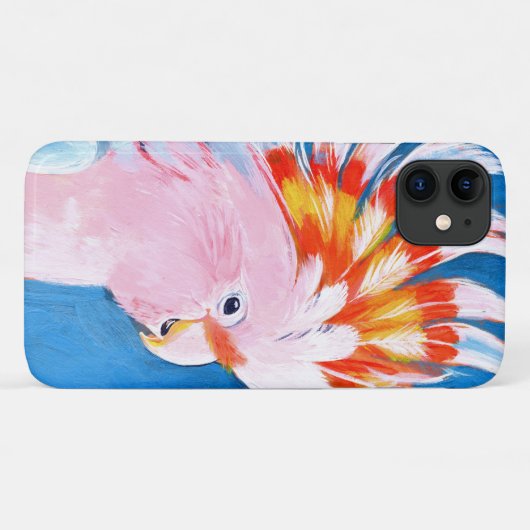 Neon Mohawk - Pink Cockatoo Case-Mate iPhone Hülle (Rückseite (Horizontal))