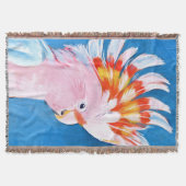 Neon Mohawk - Pink Cockatoo Decke (Vorderseite)