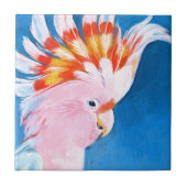 Neon Mohawk - Pink Cockatoo Fliese (Vorderseite)