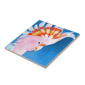 Neon Mohawk - Pink Cockatoo Fliese (Seite)